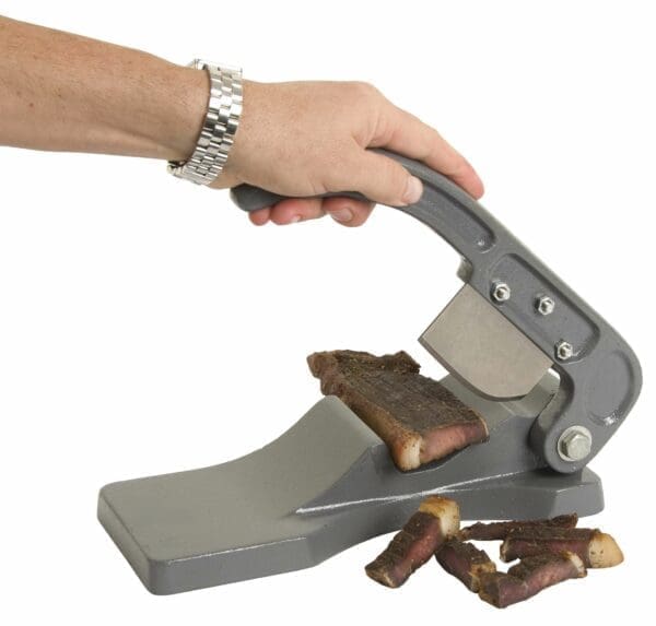 Manual biltong slicer