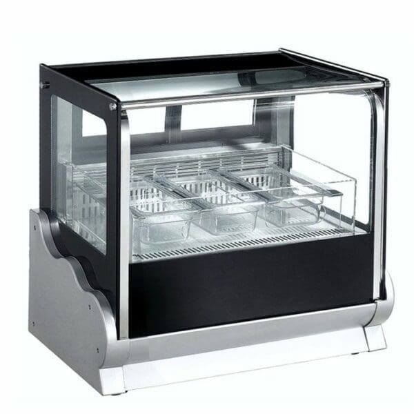 Ice cream scoop freezer - table model