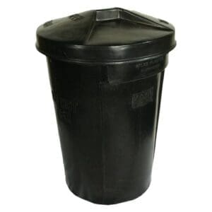 Refuse bin black
