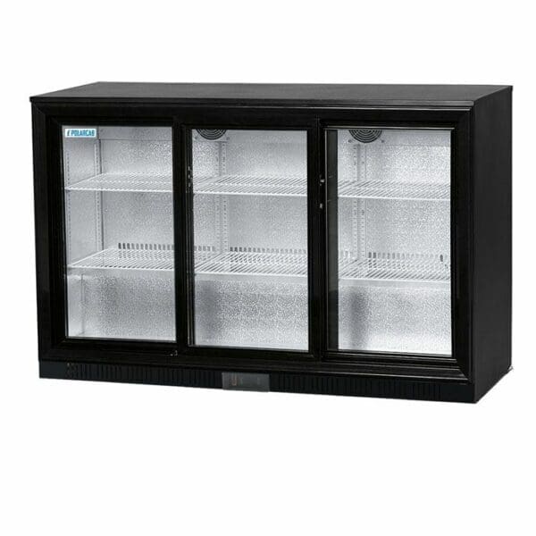 3 Door Under Bar Glass 1200mm