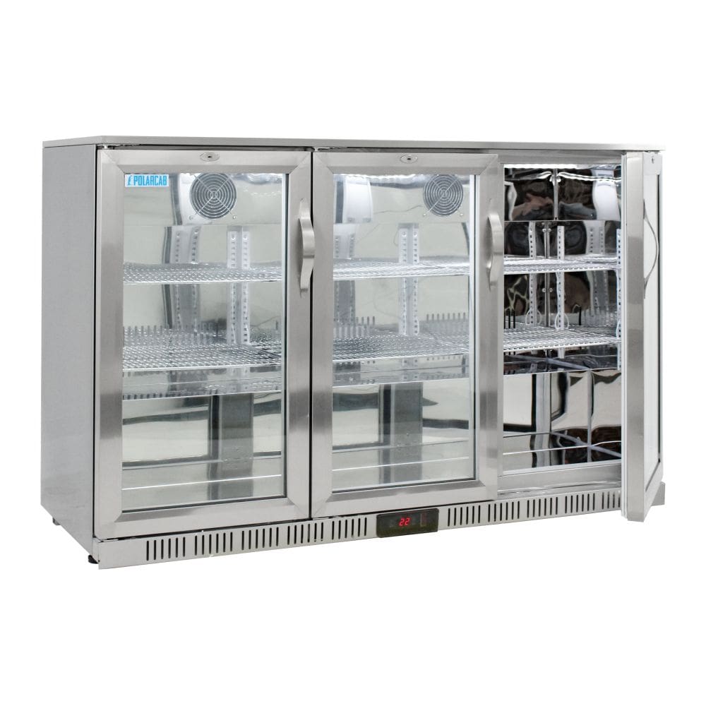 Back bar cooler – 3 Door, Hinged | Premium Kitchens