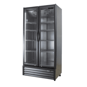 UPRIGHT FRIDGE DOUBLE GLASS DOOR - 940MM